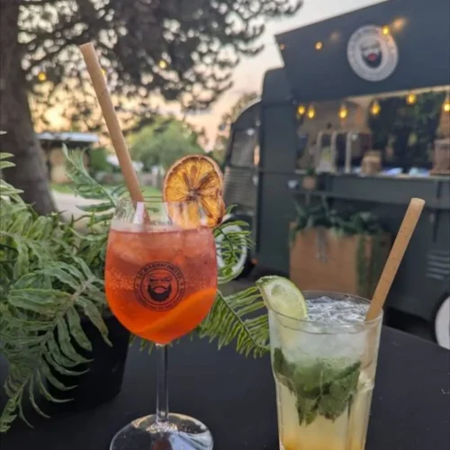 Cocktail mojito servi par le bar mobile le Bar bichette à Annecy Chambéry et Grenoble